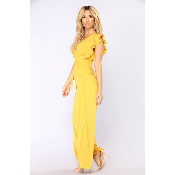 JUMPSUIT // YELLOW - Picture 4 of 5